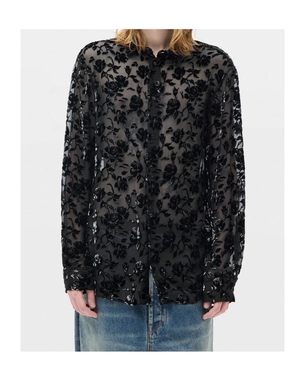Ann Demeulemeester Black Andre Classic Shirt for men