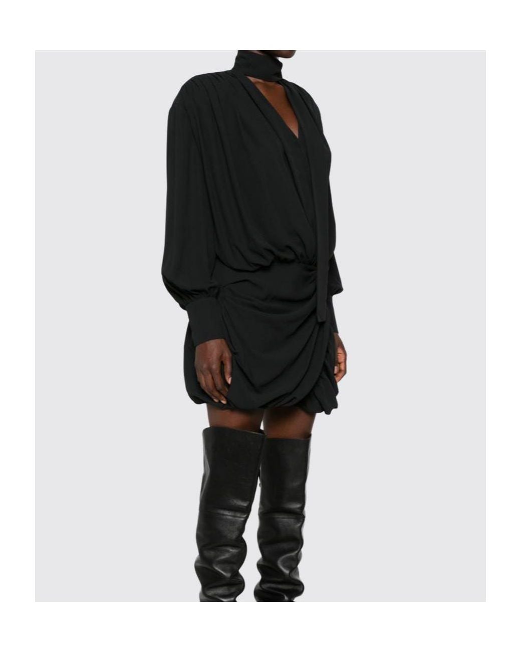 IRO Black Long-Sleeved Dress