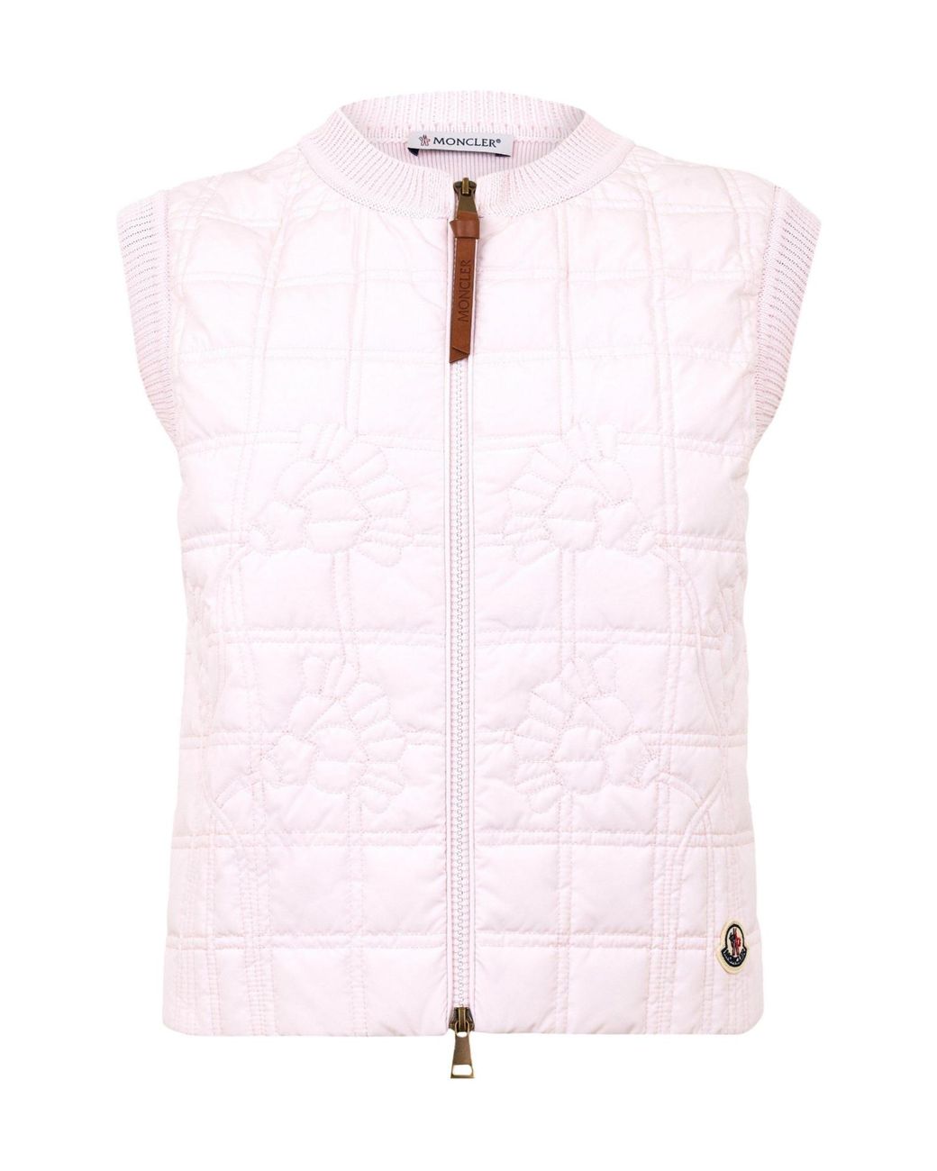 Moncler Pink Sleeveless Down Vest