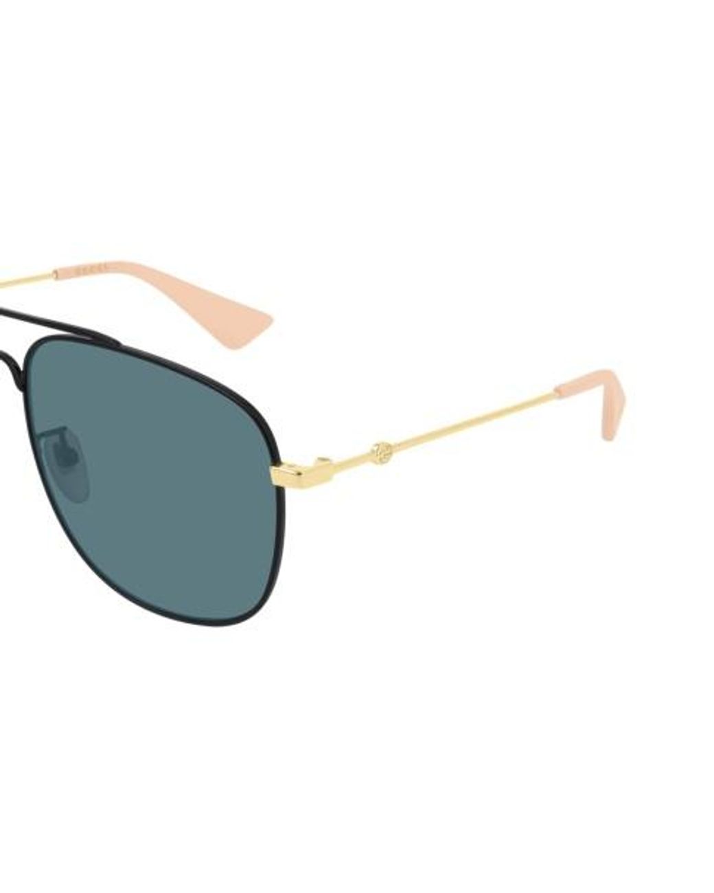 Gucci Blue Logo Details Sunglasses