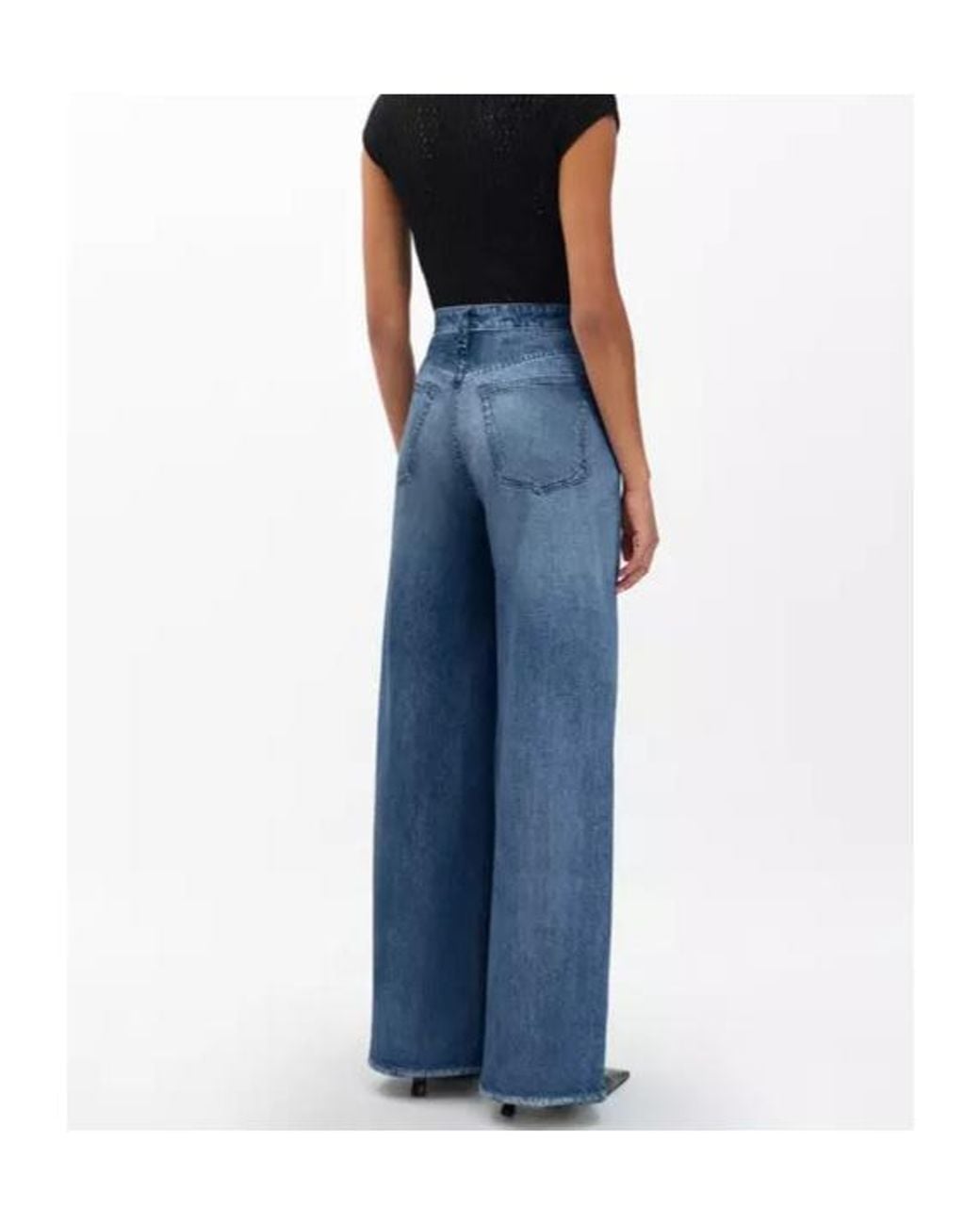 Rag & Bone Blue Miramar Sofie Wide-Leg Pants