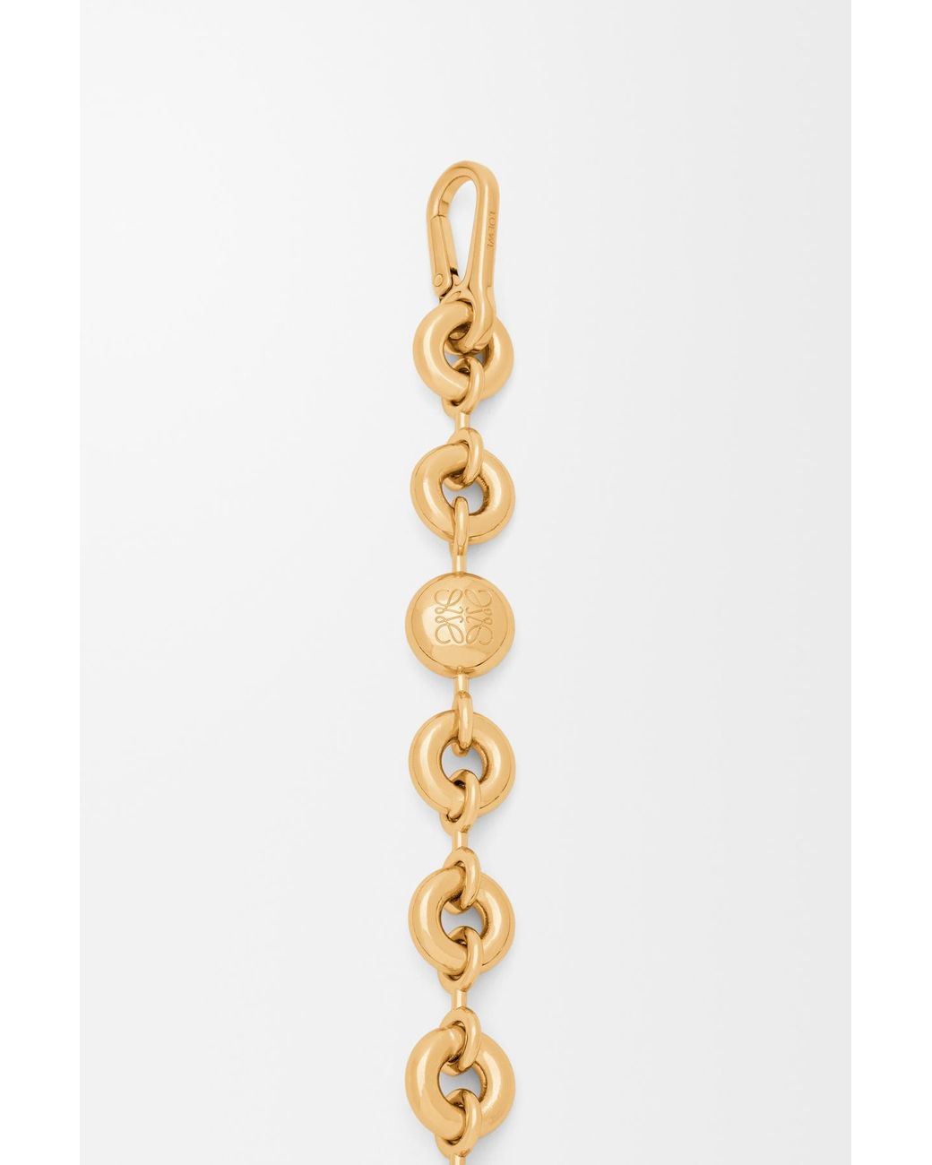 Loewe Metallic Short Donut-Shaped Chain Strap