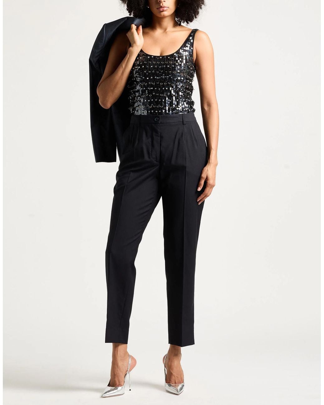 Dolce & Gabbana Blue Casual Trousers