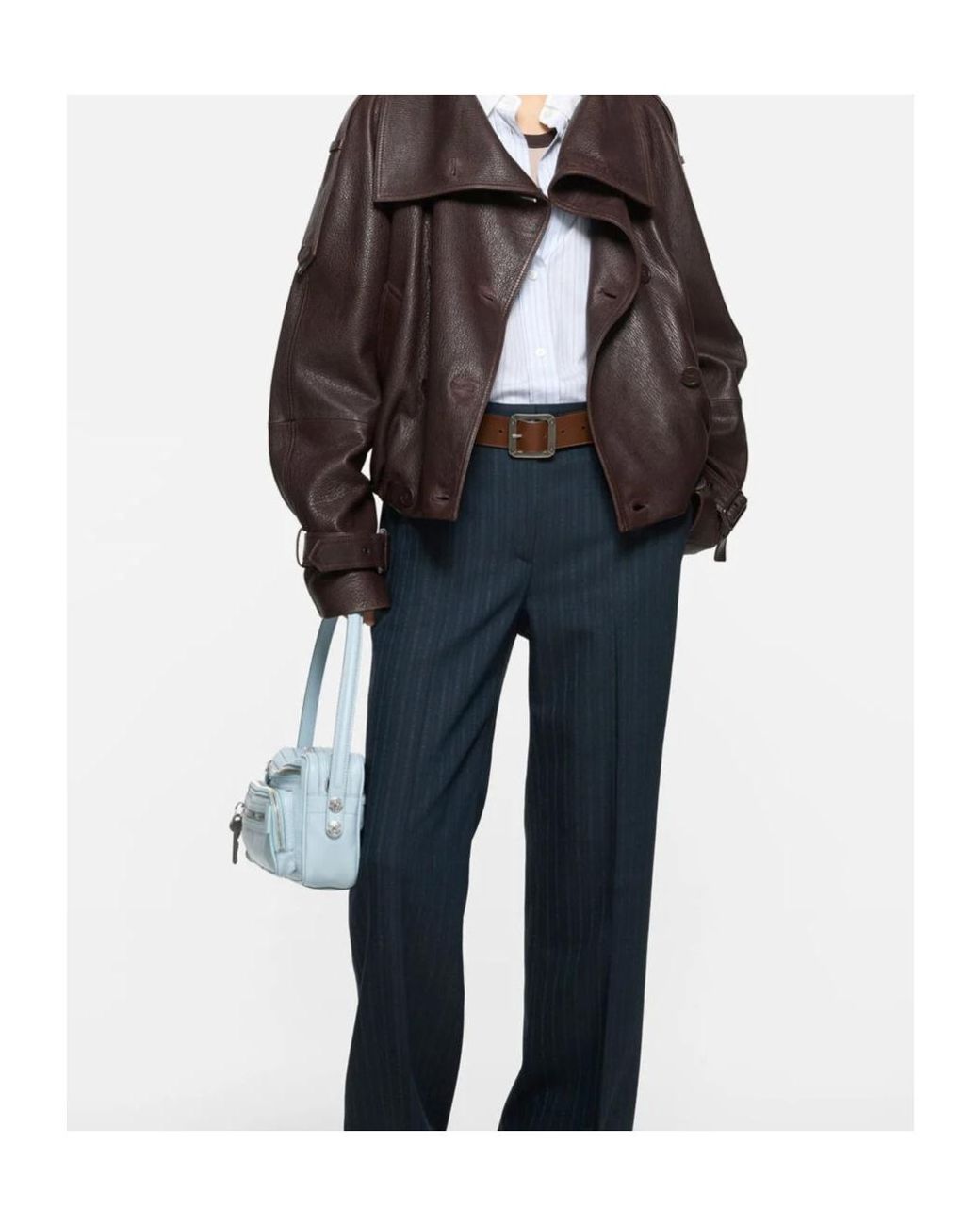 Acne Blue Camero Party Shoulder Bag