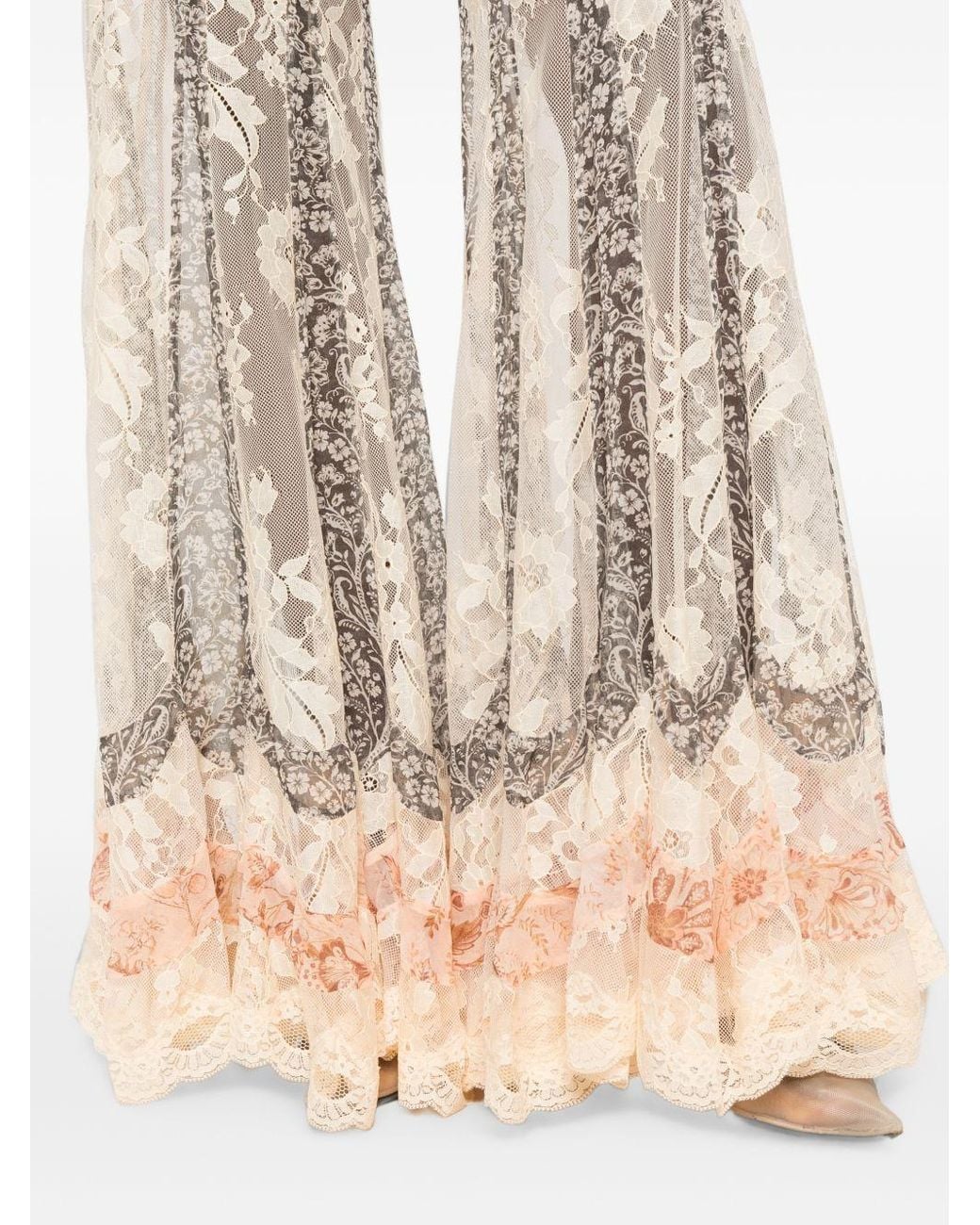 Zimmermann Natural Flared Casual Trousers