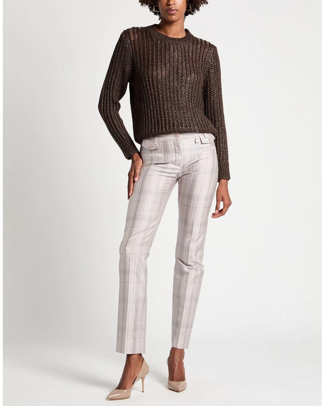 Dolce & Gabbana Gray Casual Trousers