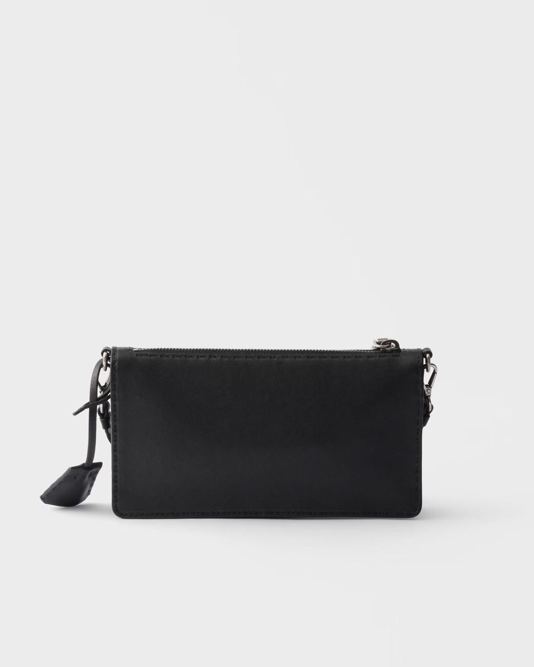 Prada Black Zipper Clutch for men