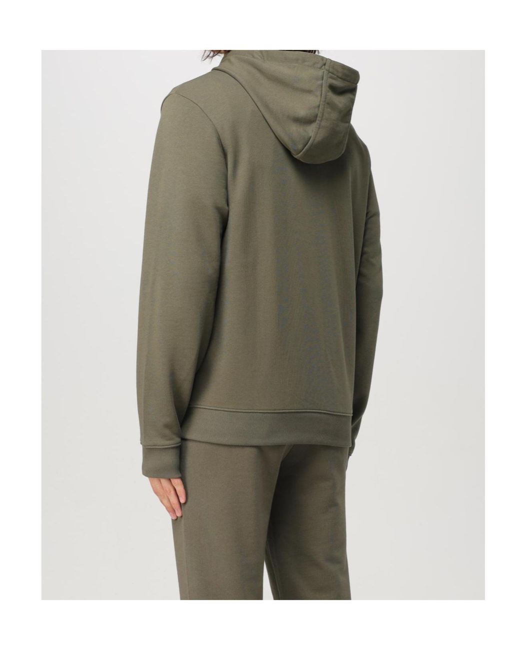 Boss Green Zippered Hoodie for men