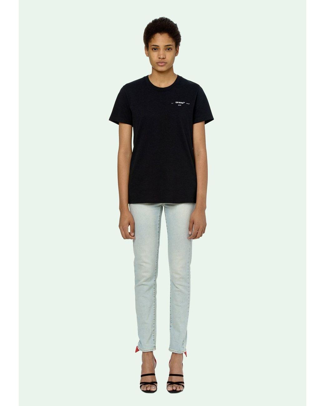 Off-White c/o Virgil Abloh Black Logo Printed T-Shirt