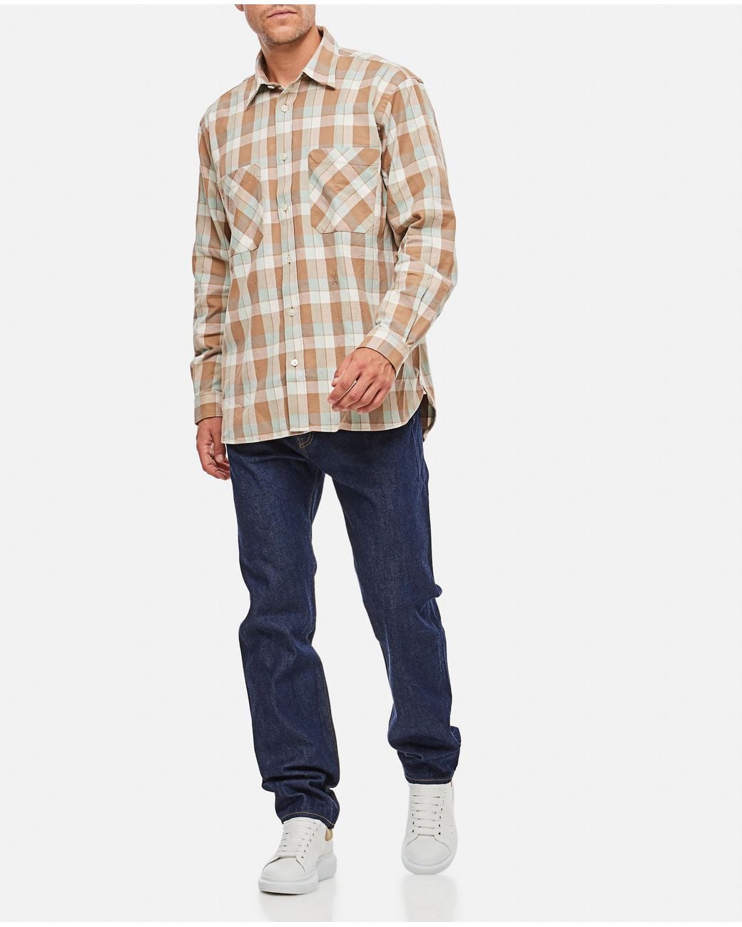 Levi's Blue 501 80S Straight-Leg Jeans for men