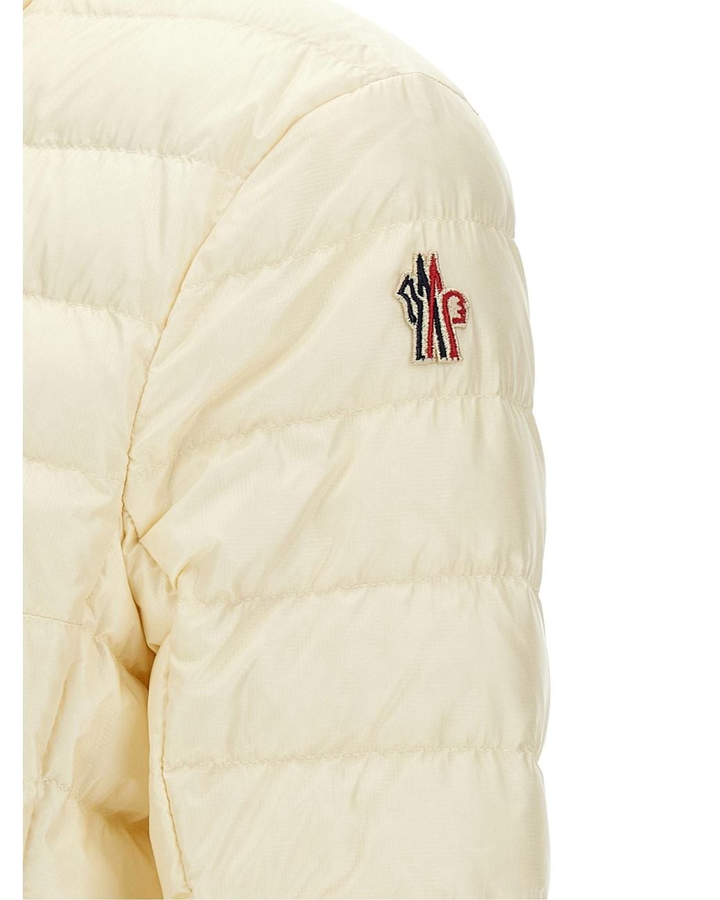 Moncler Natural Grenoble Walibi Packable Short Down Jacket