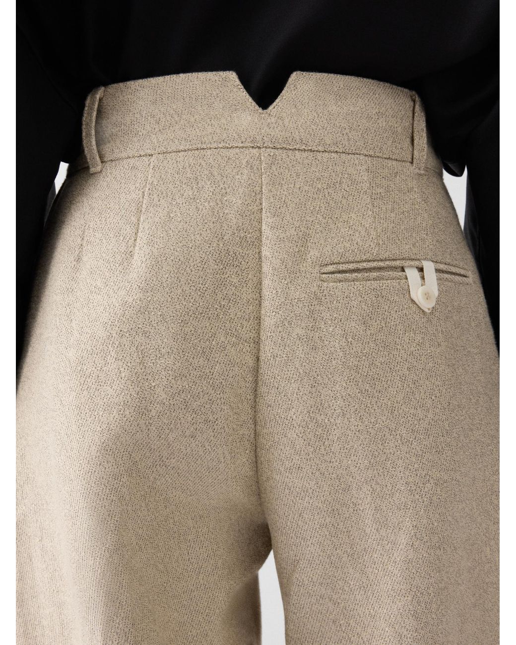 Jacquemus White The Ovalo Pants
