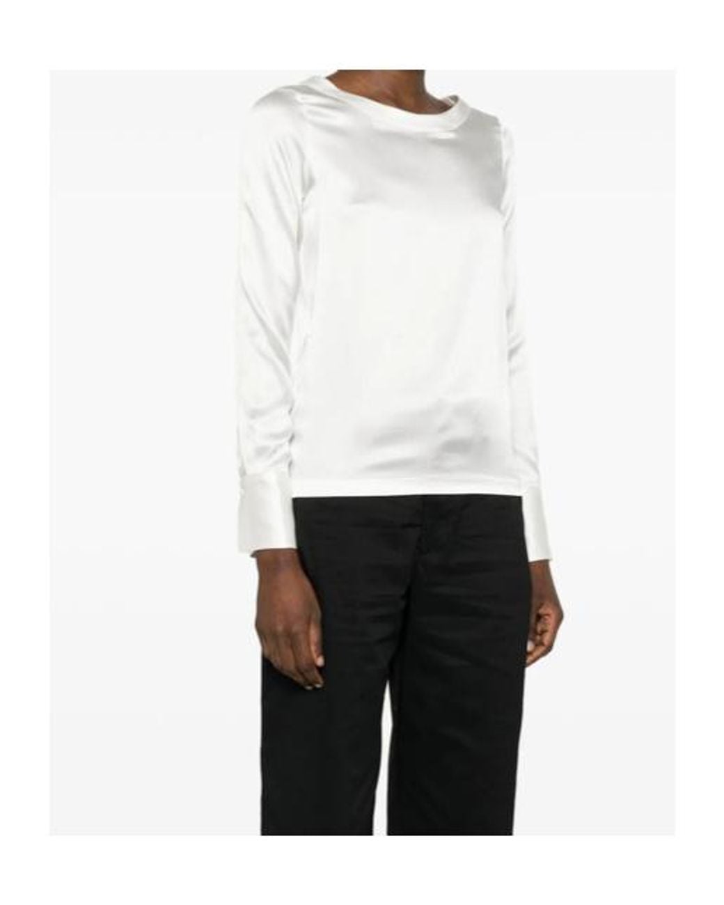Mazzarelli White Angie Blouse