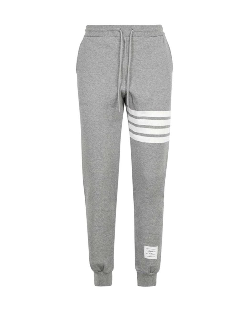 Thom Browne Gray Rope Sweatpants for men