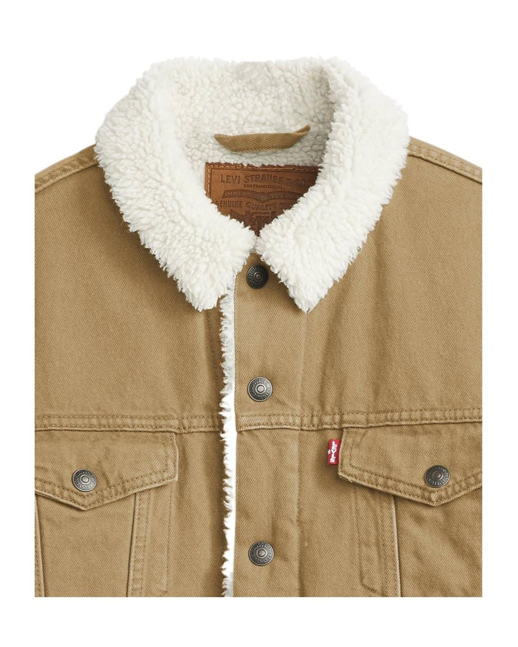Levi's Natural Type Iii Sherpa Trucker Jacket for men