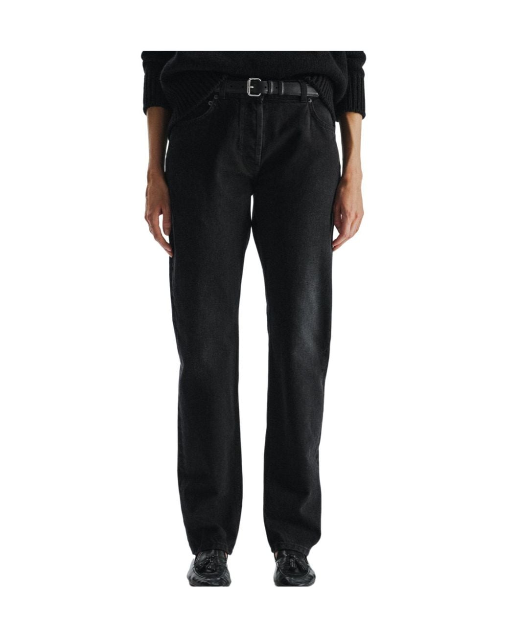 The Row Black Imma Jeans