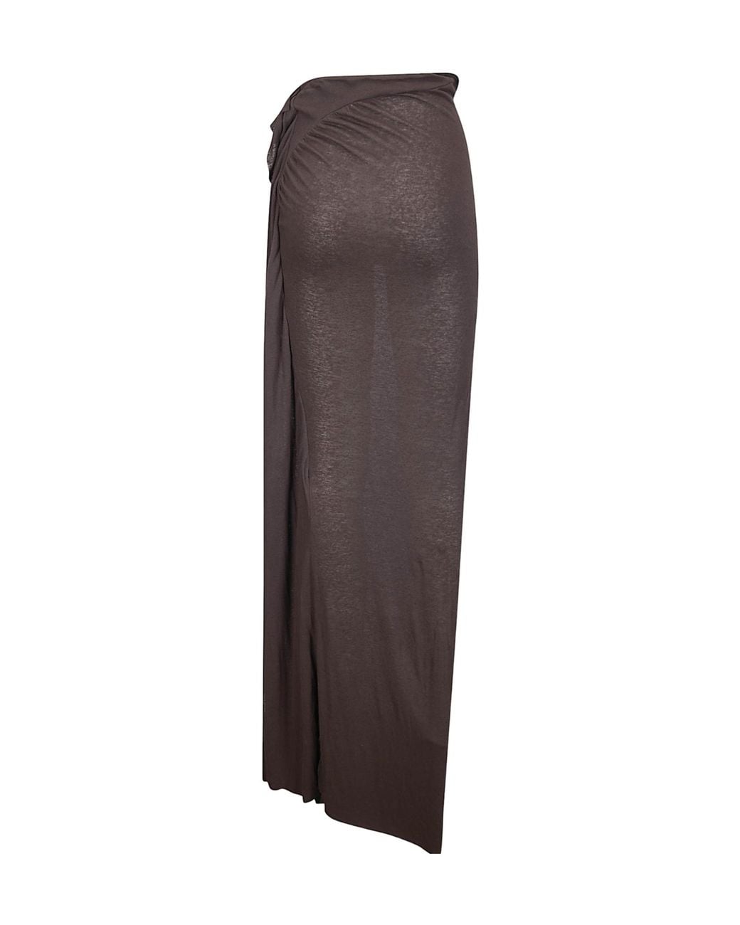 OTTOLINGER Brown Slit Maxi Skirt
