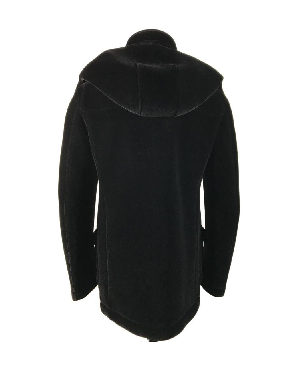 Emporio Armani Black Logo Coat for men