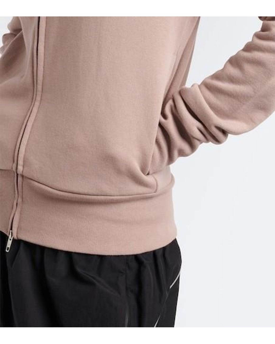 Balenciaga Pink Logo Cotton Zip-Up Sweatshirt