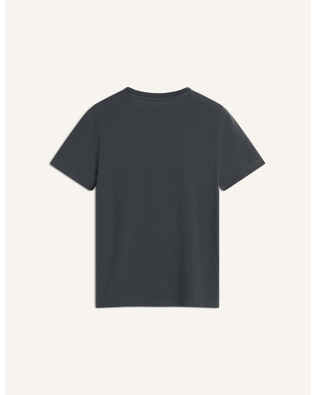 Maison Kitsuné Black Maison Kitsuné Double Fox Head Regular T-Shirt for men