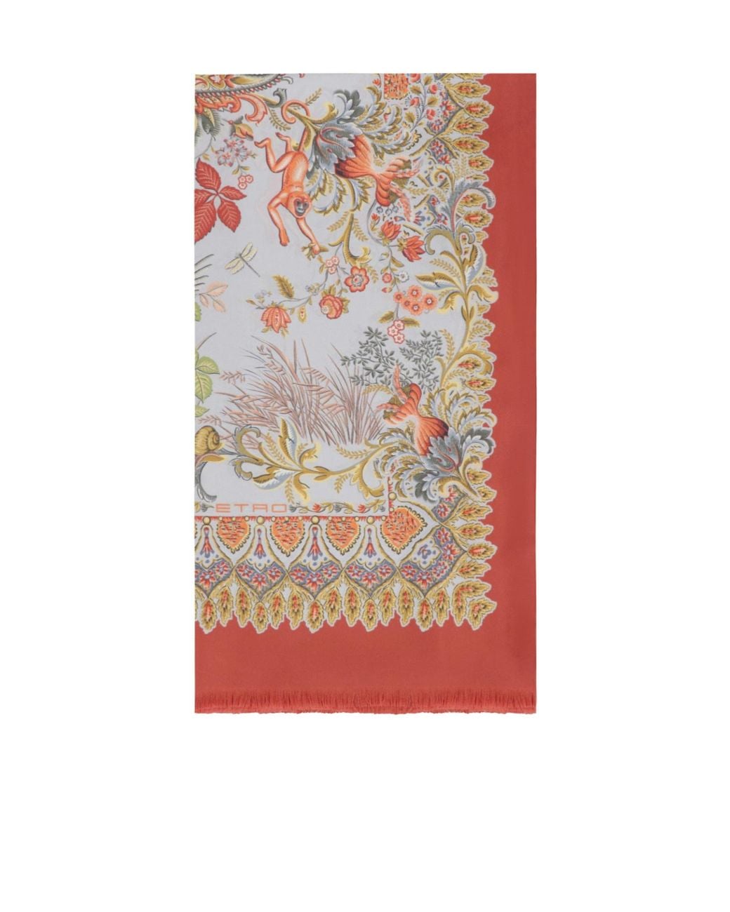 Etro Multicolor Pattern-Printed Scarf