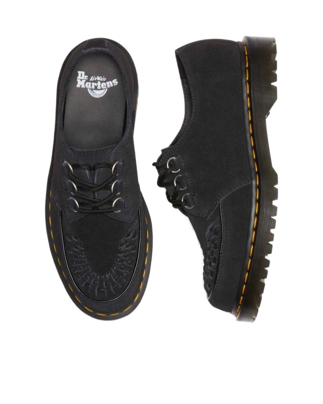 Dr. Martens Black Ramsey Woven Creepers for men