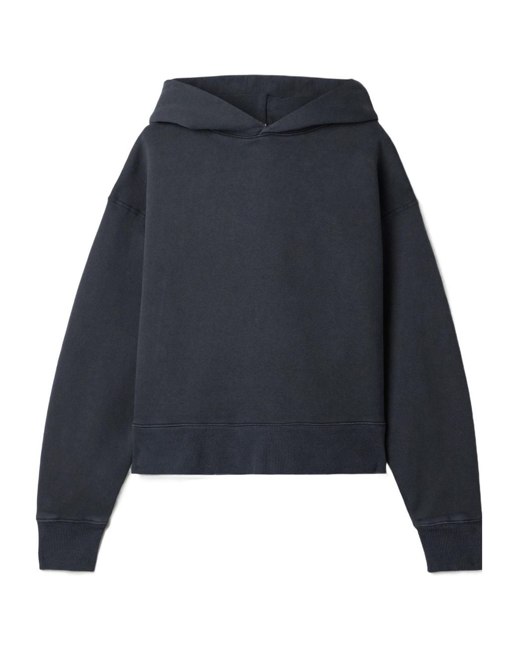 SLVRLAKE Denim Blue Cotton-Jersey Hoodie