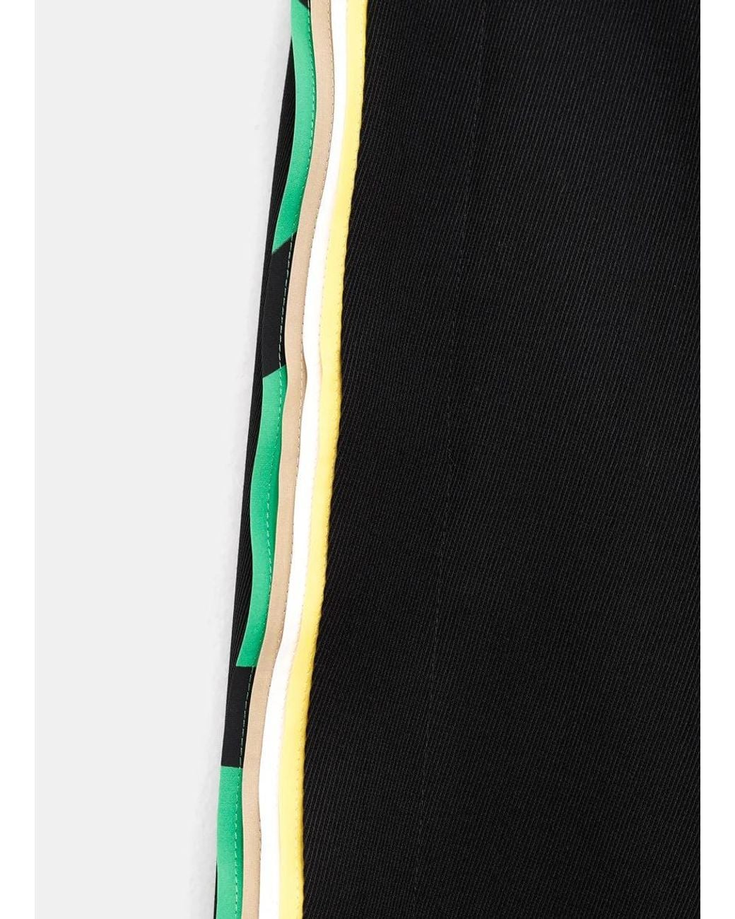 Loewe Black Side-Striped Straight-Leg Pants