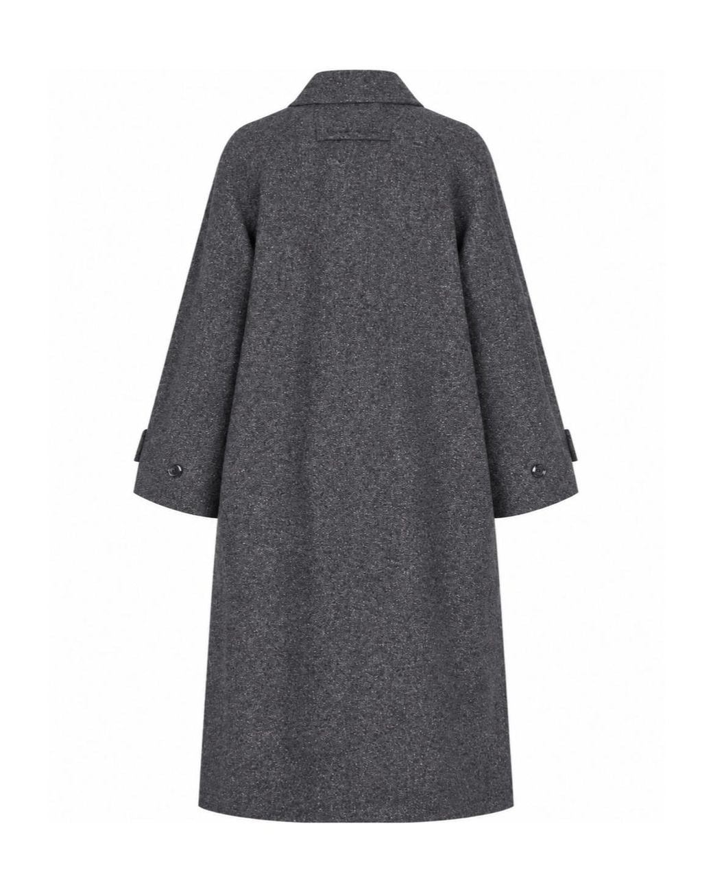 Samsøe & Samsøe Gray Pointed Collar Coat