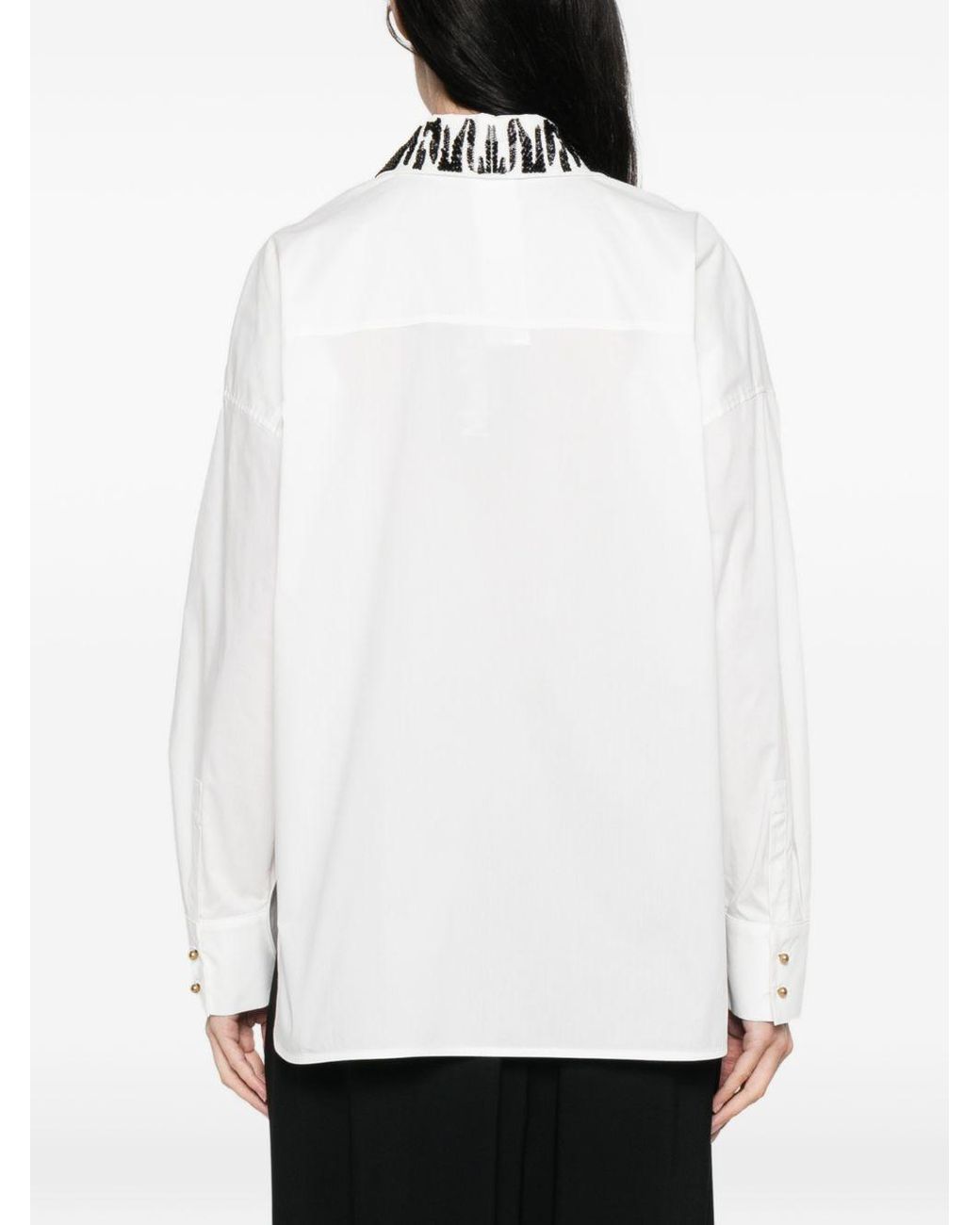 Max Mara Gray Studio Mstgene Button-Up Shirt