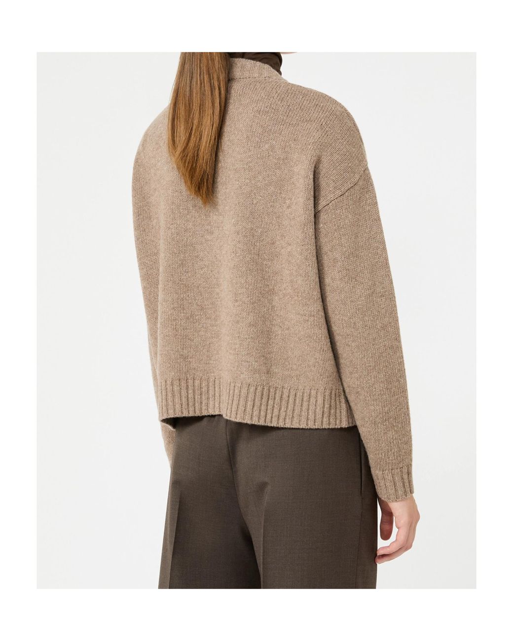 Weekend by Maxmara Natural Cropped Pocket Cardigan