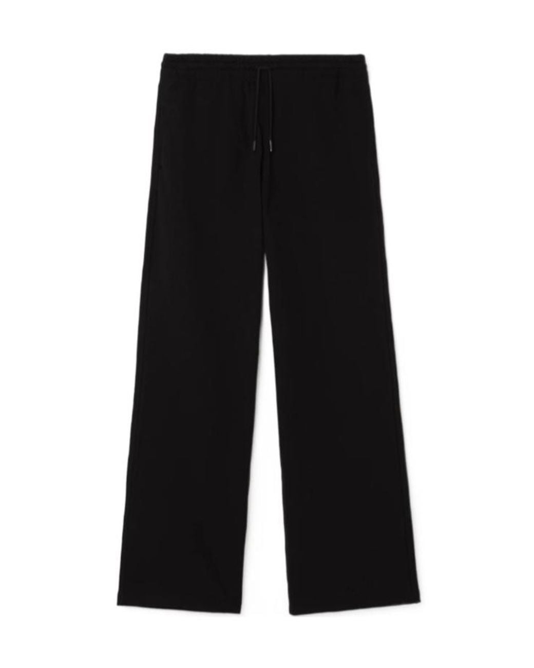 Burberry Black Straight-Leg Drawstring Sweatpants
