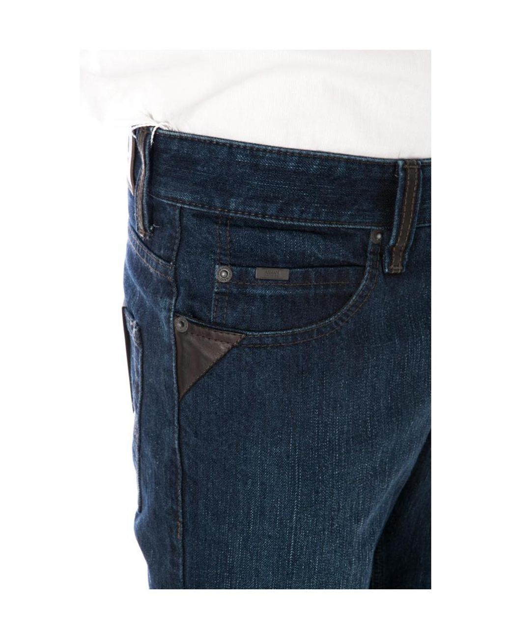 Armani Jeans Blue Straight Jeans for men