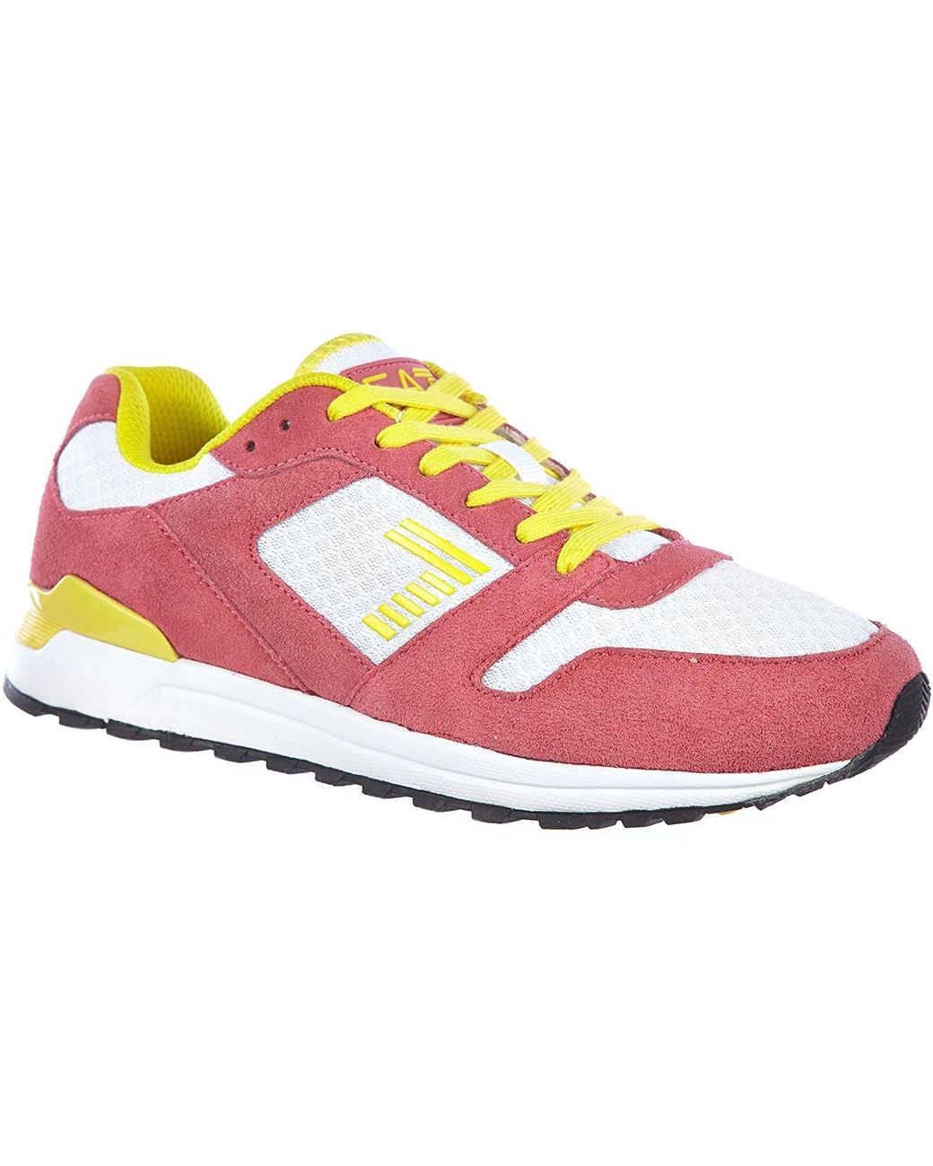 EA7 Pink Logo Lace Up Casual Sports Shoes for men