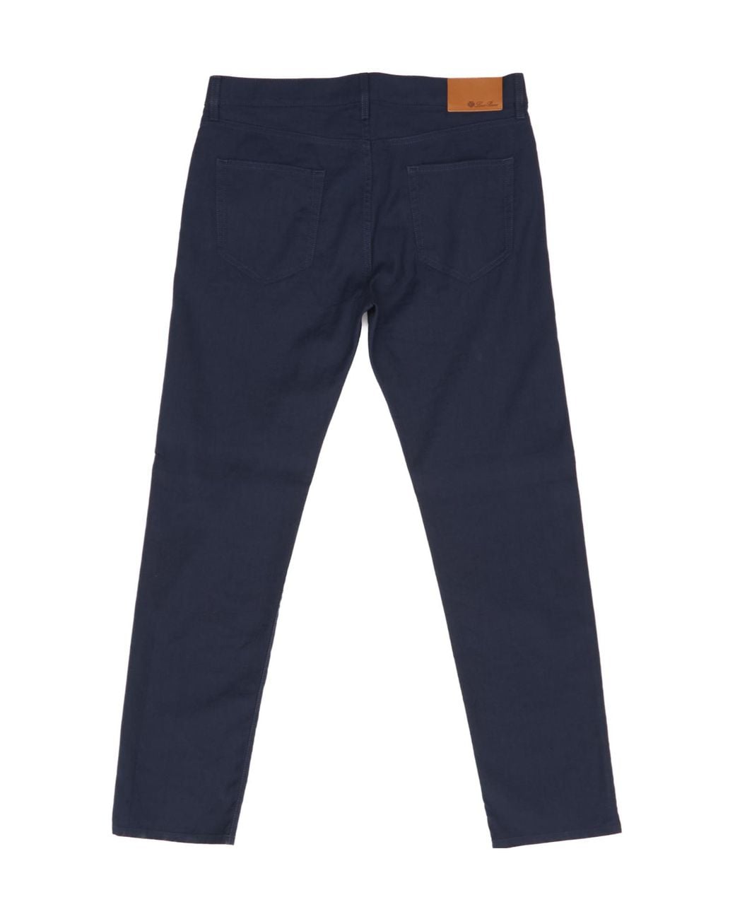 Loro Piana Blue Logo Patch Jeans for men