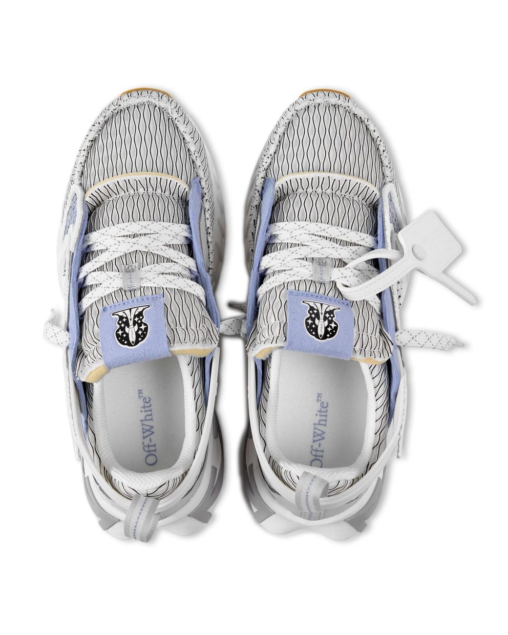 Off-White c/o Virgil Abloh White Mesh Chunky Sneakers