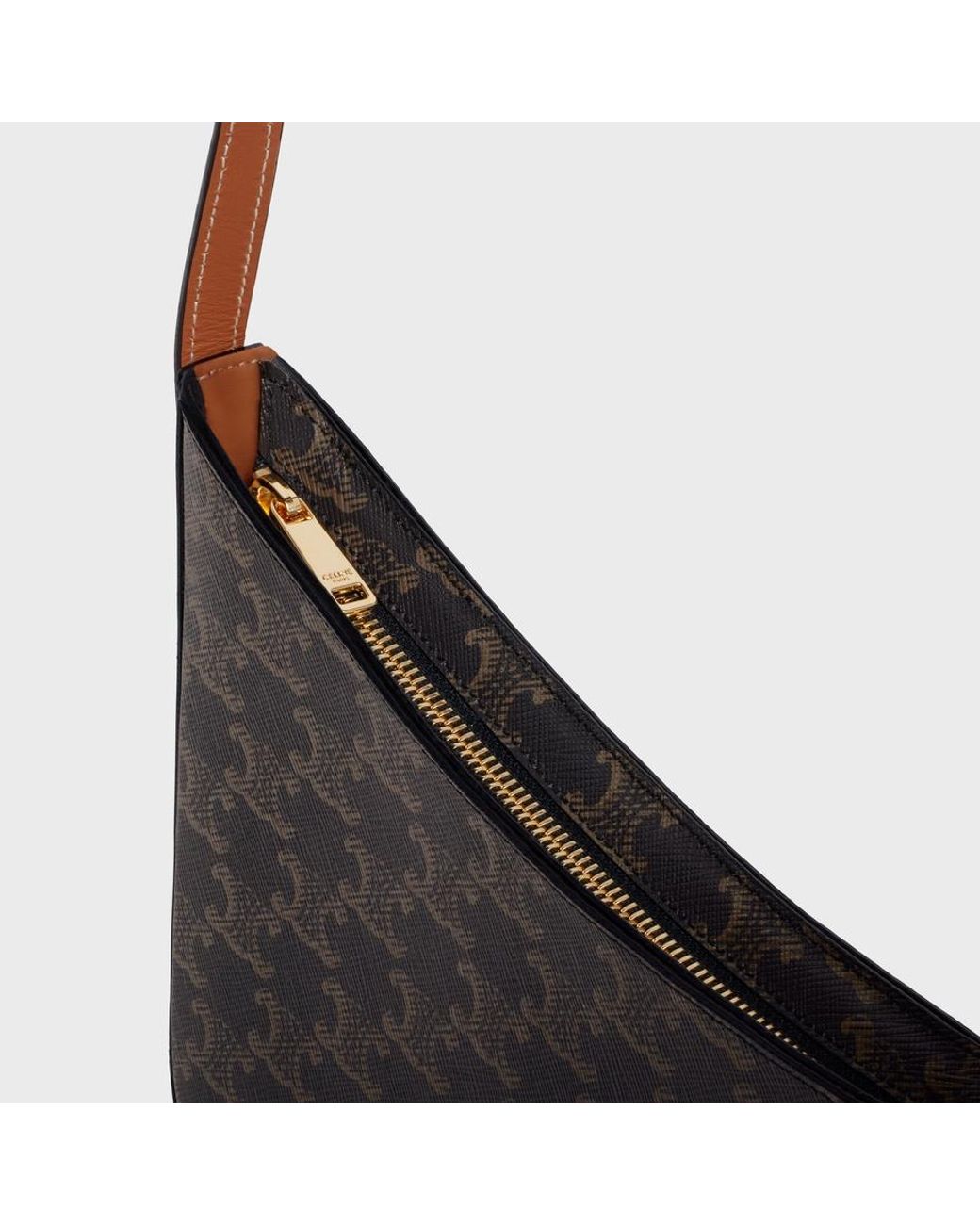 Céline Black Medium Croque Bag