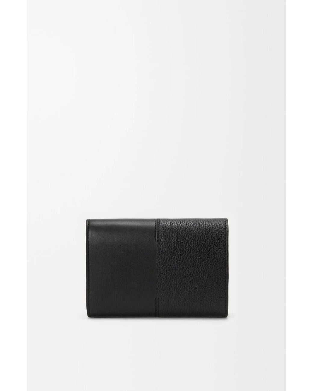 Loewe Black Logo Printed Small Vertical Wallet