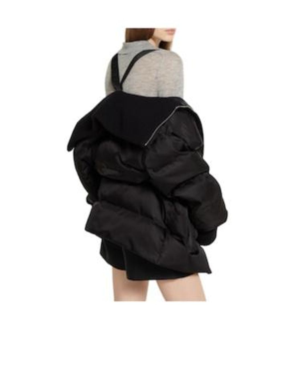 Gucci Blue Zip-Up Hooded Puffer Jacket