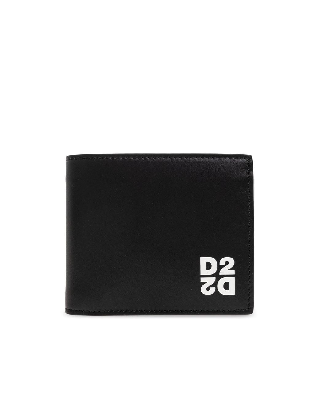 DSquared² Black Logo Wallet for men