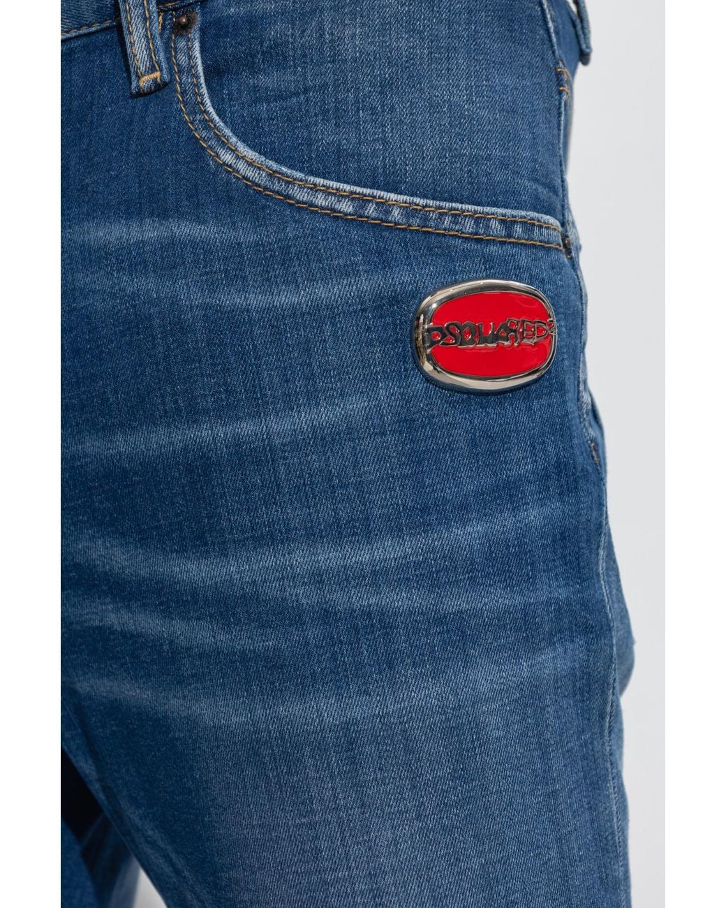 DSquared² Blue Cool Girl Straight-Leg Jeans for men