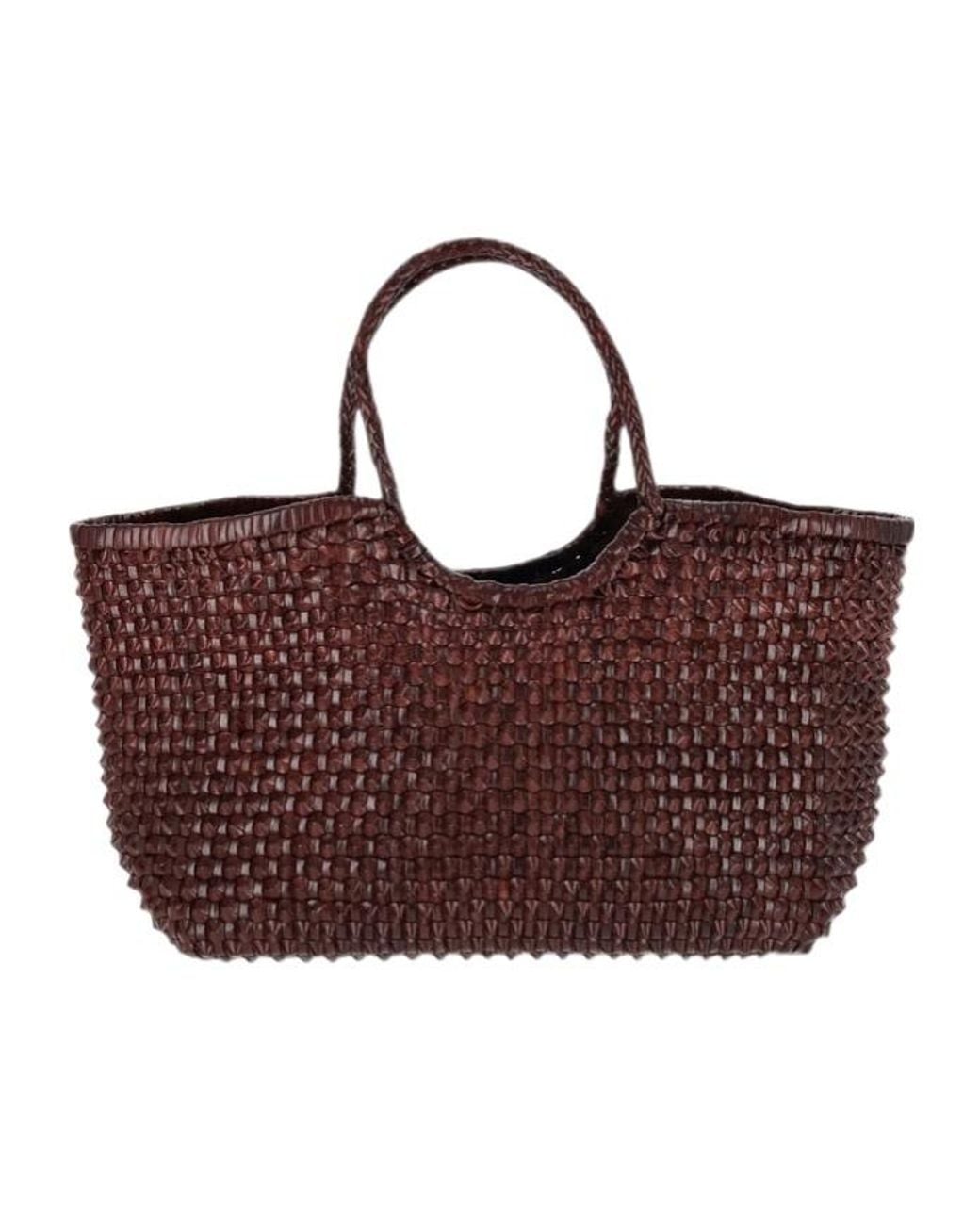 Dragon Diffusion Red Double-Handle Handbag
