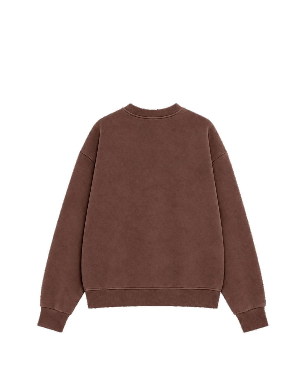 Barrow Brown Pattern-Printed Crewneck Sweatshirt for men
