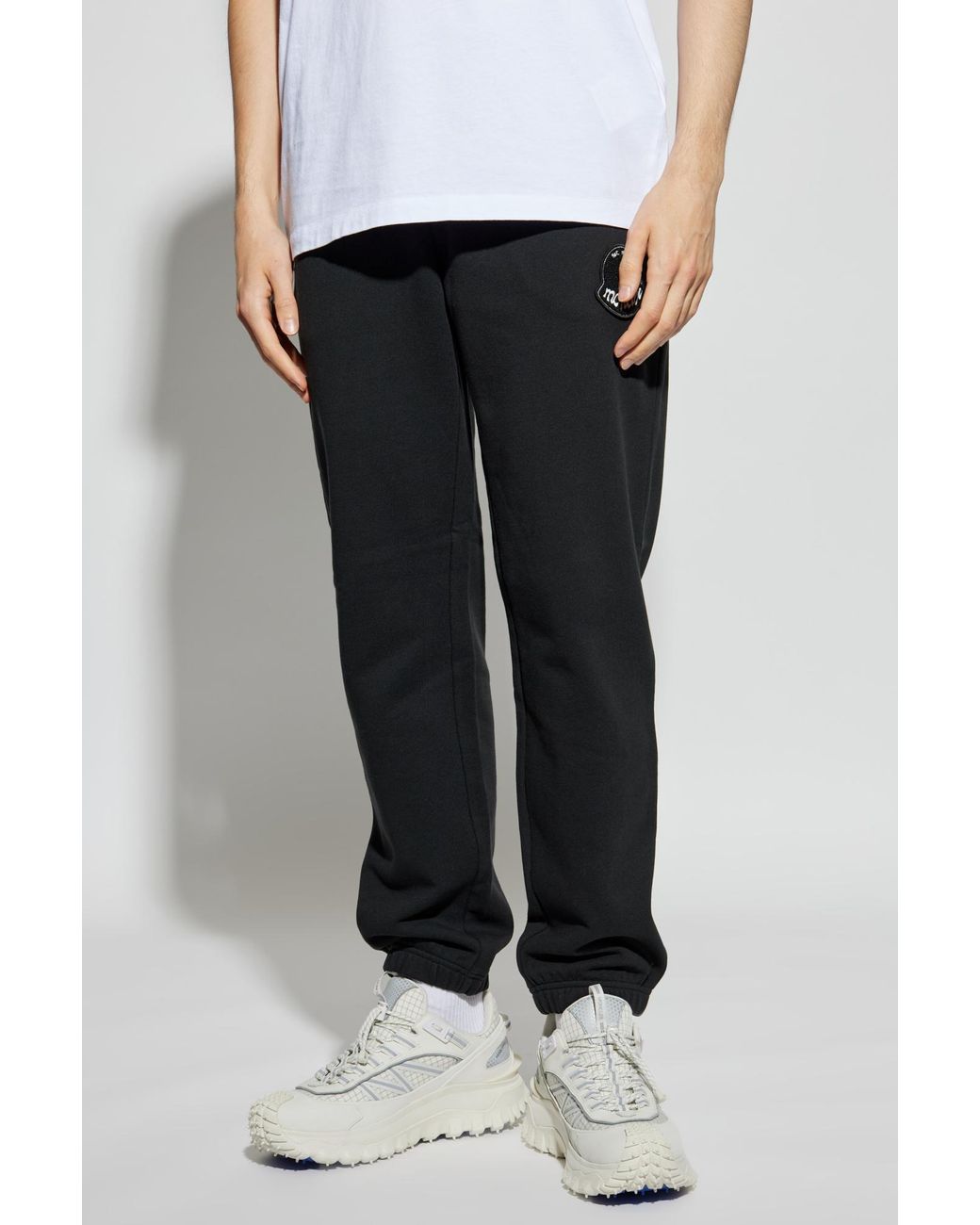 Moncler Black Sweatpants for men