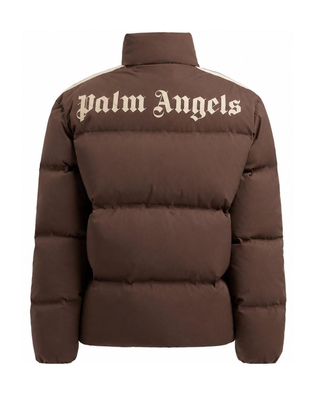 Palm Angels Brown Classic Logo Track Down Jacket for men