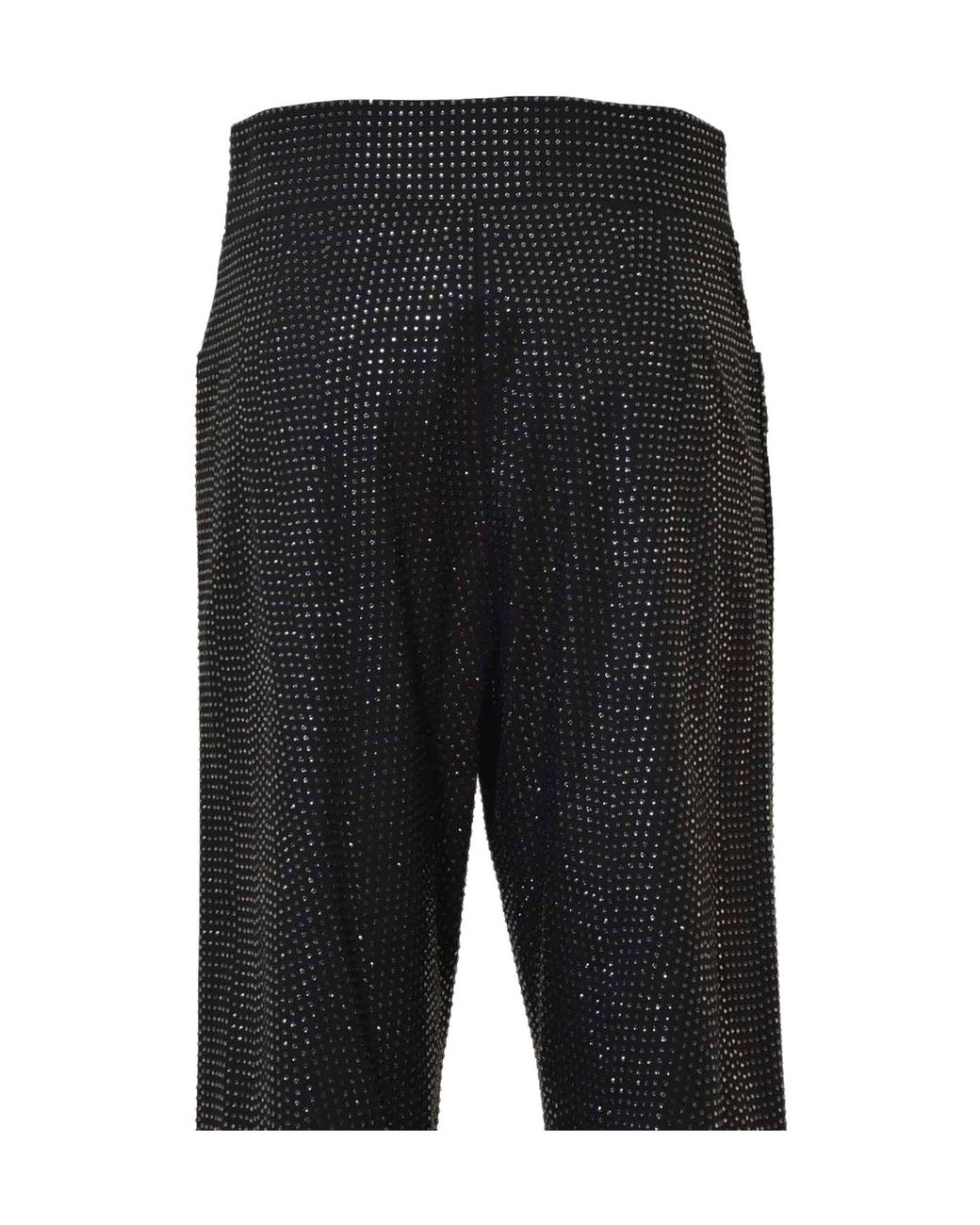 GIUSEPPE DI MORABITO Black Straight-Leg Embellished Trousers