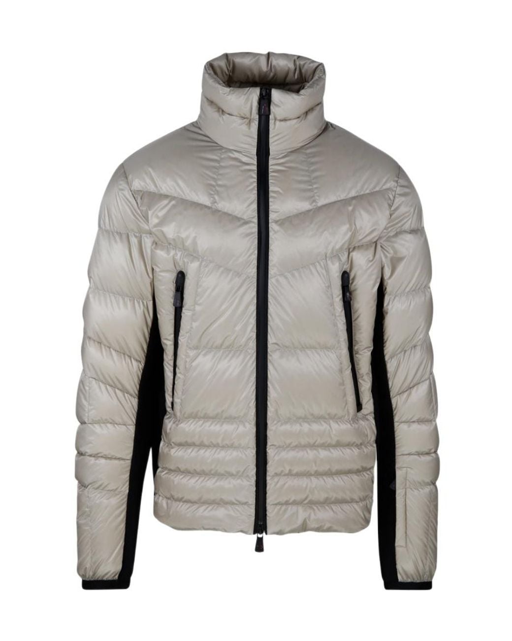 Moncler Gray High-Waist Padded Jacket for men