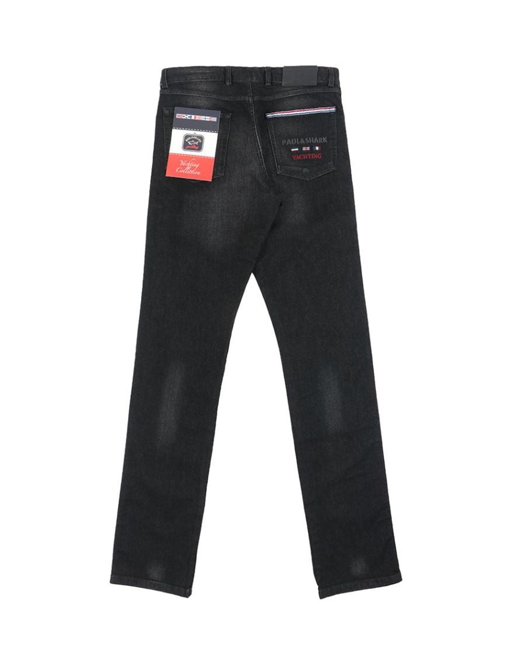 Paul & Shark Gray Logo Jeans for men