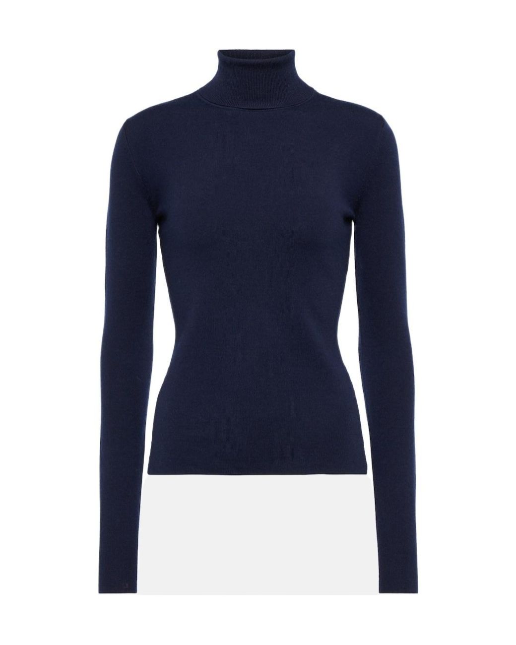 Gabriela Hearst Blue May Turtleneck Sweater