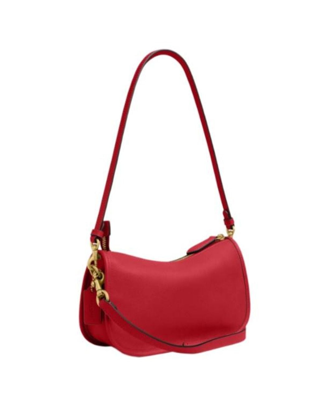 COACH Red Waverly Shoulder Bag